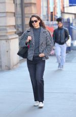 KATIE HOLMES Out and About in New York 02/05/2024