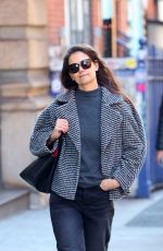 KATIE HOLMES Out and About in New York 02/05/2024