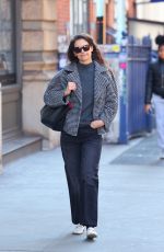 KATIE HOLMES Out and About in New York 02/05/2024