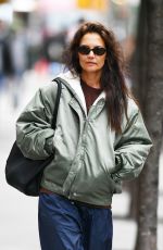 KATIE HOLMES Out and About in New York 02/27/2024