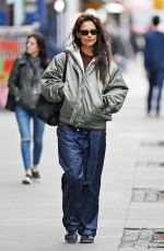 KATIE HOLMES Out and About in New York 02/27/2024