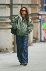 KATIE HOLMES Out and About in New York 02/27/2024