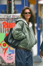 KATIE HOLMES Out and About in New York 02/27/2024