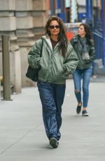 KATIE HOLMES Out and About in New York 02/27/2024