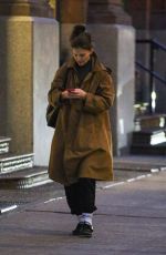 KATIE HOLMES Out in New York 02/02/2024