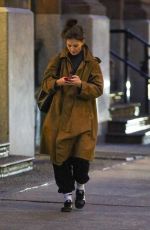 KATIE HOLMES Out in New York 02/02/2024