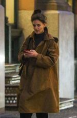 KATIE HOLMES Out in New York 02/02/2024