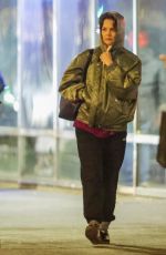 KATIE HOLMES Out Solo on Valentine