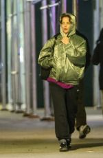 KATIE HOLMES Out Solo on Valentine