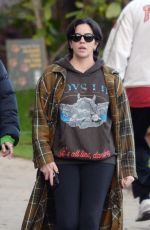 KATIE MALONEY Out with a Friend in Los Angeles 02/08/2024