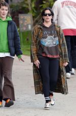 KATIE MALONEY Out with a Friend in Los Angeles 02/08/2024