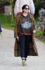 KATIE MALONEY Out with a Friend in Los Angeles 02/08/2024