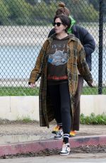 KATIE MALONEY Out with a Friend in Los Angeles 02/08/2024