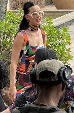 KATY PERRY Catches Donuts from the Sky while Filming a Segment for American Idol in Oahu 02/09/2024