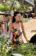 KATY PERRY Catches Donuts from the Sky while Filming a Segment for American Idol in Oahu 02/09/2024
