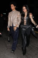 KEHLANI Arrives at Warner Bros Music Pre-Grammy Party at Hollywood Athletic Club in Los Angeles 02/01/2024