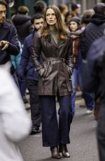 KEIRA KNIGHTLEY on the Set of Netflix Thriller Black Doves in London 02/04/2024