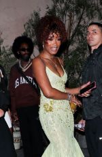 KEKE PALMER Leaves a pre-Grammy Party at The Fleur Room in West Hollywood 02/03/2024