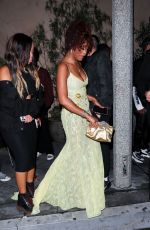KEKE PALMER Leaves a pre-Grammy Party at The Fleur Room in West Hollywood 02/03/2024