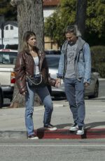 KELLY RIZZO and Breckin Meyer Out in Los Angeles 02/09/2024