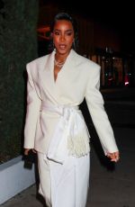 KELLY ROWLAND Arrives at a Private Event at Catch Steak in Los Angeles 02/22/2024