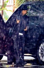KELLY ROWLAND Arrives at Beverly Hills Hotel 02/05/2024