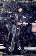 KELLY ROWLAND Arrives at Beverly Hills Hotel 02/05/2024