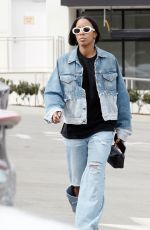 KELLY ROWLAND in Double Denim Out in New York 02/25/2024