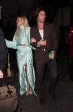 KELSEA BALLERINI and Chase Stokes Arrives at a Grammy Party in Los Angeles 02/01/2024