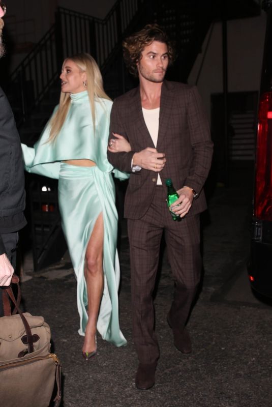 KELSEA BALLERINI and Chase Stokes Arrives at a Grammy Party in Los Angeles 02/01/2024