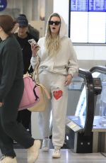 KELSEA BALLERINI Arrives at LAX Airport in Los Angeles 02/05/2024