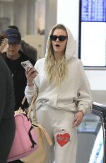 KELSEA BALLERINI Arrives at LAX Airport in Los Angeles 02/05/2024