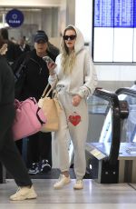 KELSEA BALLERINI Arrives at LAX Airport in Los Angeles 02/05/2024