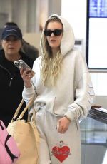KELSEA BALLERINI Arrives at LAX Airport in Los Angeles 02/05/2024