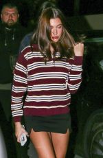 KENDALL JENNER and HAILEY BIEBER Arrives at David Grutman