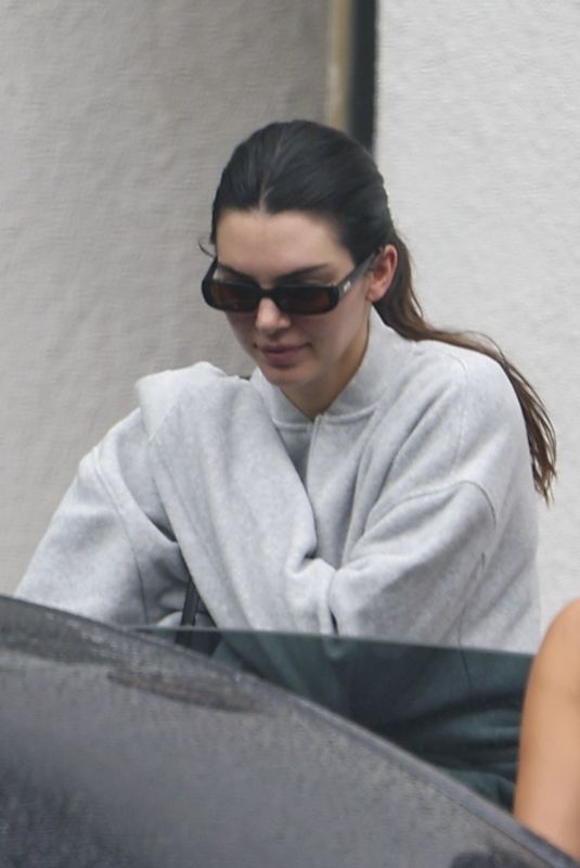 KENDALL JENNER at a Pilates Workout with Friends in Los Angeles 02/04/2024