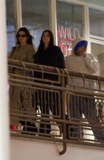 KENDALL JENNER Harry Hudson and Lauren Perez Out for Dinner at Sushi Park in Los Angeles 02/03/2024