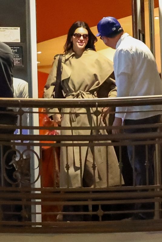 KENDALL JENNER Harry Hudson and Lauren Perez Out for Dinner at Sushi Park in Los Angeles 02/03/2024