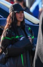 KENDALL JENNER, KIM, KOURTNEY and KHLOE KARDASHIAN and LALA ANTHONY Arrives at Super Bowl in Las Vegas 02/11/2024