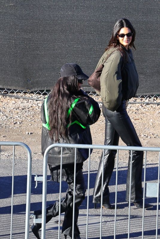 KENDALL JENNER, KIM, KOURTNEY and KHLOE KARDASHIAN and LALA ANTHONY Arrives at Super Bowl in Las Vegas 02/11/2024