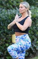 KERRY KATONA at a Morning Workout at Maya Del Sol in Spain 02/10/2024