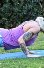 KERRY KATONA at a Morning Workout at Maya Del Sol in Spain 02/10/2024