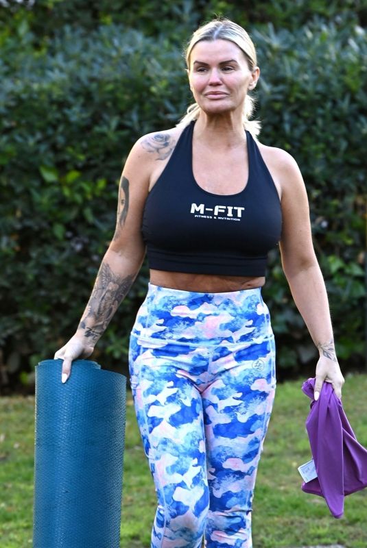 KERRY KATONA at a Morning Workout at Maya Del Sol in Spain 02/10/2024