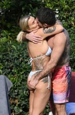 KERRY KATONA in Bikini and Ryan Mahoney on Holiday in Spain 02/14/2024