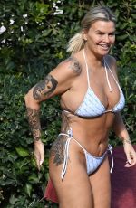 KERRY KATONA in Bikini and Ryan Mahoney on Holiday in Spain 02/14/2024