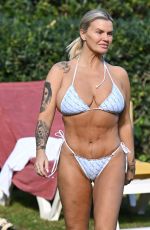KERRY KATONA in Bikini and Ryan Mahoney on Holiday in Spain 02/14/2024
