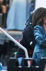 KERRY WASHINGTON Heading to the Set of Unprisoned in Hollywood 02/23/2024