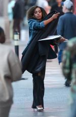KERRY WASHINGTON Heading to the Set of Unprisoned in Hollywood 02/23/2024