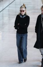 KIERNAN SHIPKA at Charles de Gaulle Airport in Paris 02/27/2024