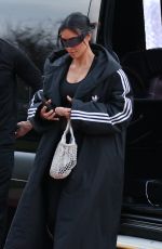 KIM KARDASHIAN Arrives at Her Son